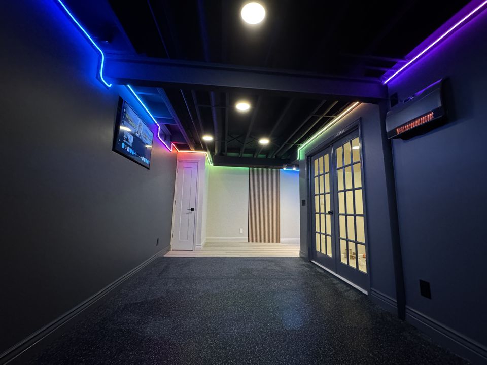 Basement Gym Build‑Out Transformation