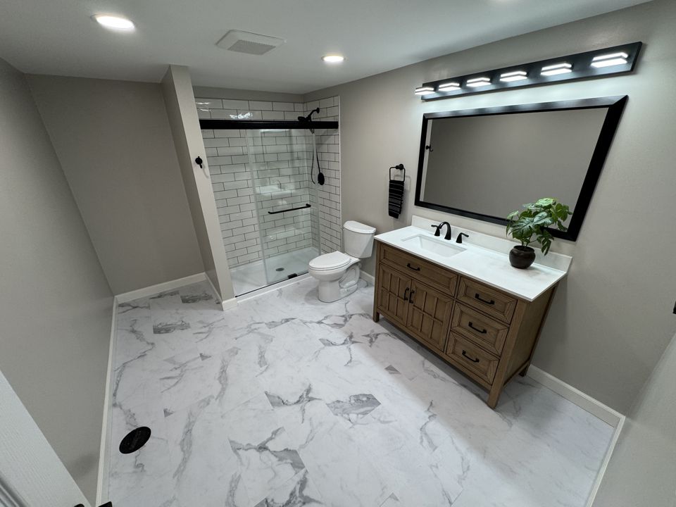 Basement Bathroom Build